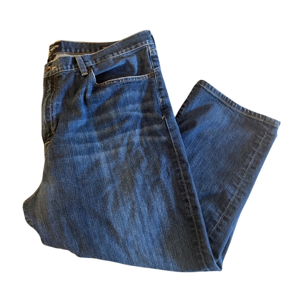 Lucky Brand 329 Classic Straight Mens Blue Premium Italian Denim Jeans 42x30